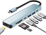 USB C Hub, 7 in 1 USB C Multiport A