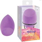 Pursonic | Facial Makeup Blender Sponge with Stainless Steel Display Stand - Perfect Latex-Free Beauty Blending Sponge For Powder, Cream or Liquid Application