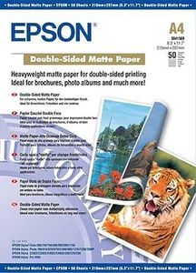 Epson C13S041569 Genuine Double Sided Matte Paper A4 50 Sheets 178gsm
