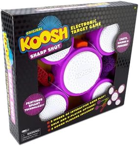 Koosh Sharp Shot — Interactive Target — 3 Games to Play — Play with Friends or Against Target's AI — for Ages 6+