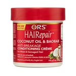 ORGANIC ROOT Stimulator Hair Repair Coconut Oil and Baobab Anti-Breakage Conditioning Creme, 5 Ounce