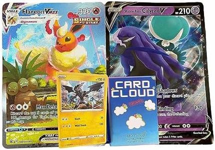 Card Cloud - Lot de 2 cartes Jumbo aléatoires (surdimensionnées) - Compatible avec les jeux de cartes Pokémon