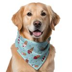 W Brings Popsicle Dog Bandana/Dog Scarf | This Beautiful Gorgeous Design Dog Bandana Scarf is Perfect Styling Accessory for Dogs Large, Medium & Small. One Size Fits All.