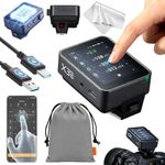 GODOX X3 PRO C X3PRO C TTL Wireless Flash Trigger for Canon with Bluetooth Integration & APP Control Touch Screen 2.4GHz Wireless X System Pro Shooting Modes Shutter Control Fast Charging