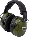 UNINOVA Hearing Protection Earmuffs, Noise Reduction Safety Ear Muffs, NRR 26dB Ear Protection Headphones for Shooting Gun Range Lawn Mowing Construction Woodworking Adults Men Women,Armygreen