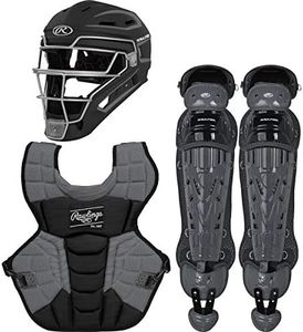 Rawlings | Velo 2.0 Catcher's Set | Baseball | Adult 15+ | Black/Graphite