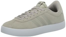 adidas Women's Vl Court 3.0 Sneaker, Putty Grey/Putty Grey/Charcoal, 10