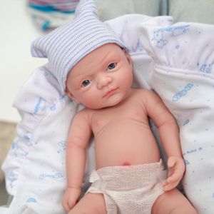 MYREBABY 12" Micro Preemie Full Body Silicone Baby Doll