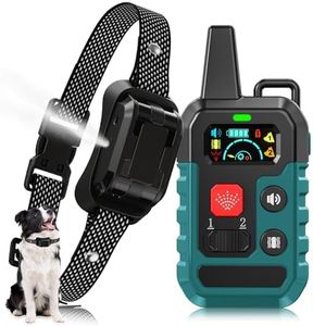 Citronella Training Collar for Dog [No Refill] Spray Dog Training Collar with Beep/Vibration/Spray 4 Mode & 6 Adjustable Sensitivities Bark Collar, IPX7 Waterproof Safer Bark Collar for L/M/S