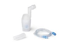 OMRON NEB6022 Mouthpiece Replacement for Adults and Kids | Aerosol Nebuliser Replacement Set for OMRON C102 Total Nebuliser | Mouthpiece, Air Tube| OMRON Original Accessory