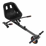 Hover-Pro Hoverkart Attachment for Swegway Hoverboard Adjustable Go-Kart Kit with Hand Controls Compatible with All Hoverboard Sizes (6.5", 8", 10") Fun for Kids & Adults (Black)