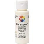 Plaid Delta Ceramcoat Acrylic Paint 2oz-Light Ivory - Opaque