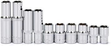 CASOMAN 10Piece Impact Socket Set, 