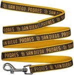 MLB PET Leash, Medium, San Diego Padres Dog Leash, Baseball Team Leash for Dogs & Cats. A Shiny & Colorful Dog & Cat Leash with Emboridered Team Name/Logo Licensed by the MLB