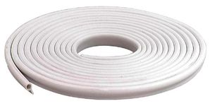 M-D Building Products 78394 1/2-Inch by 17-Feet Vinyl Gasket Weatherstrip, White