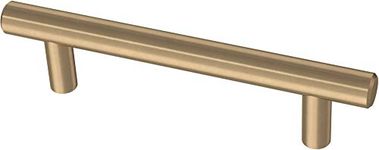 Franklin Brass Solid Bar (10-Pack) Cabinet Handles 3-3/4" Champagne Bronze Cabinet Pulls Handles for Cabinets and Drawers Cabinet Hardware Dresser Handles Gold Drawer Pulls BAR096Z-CZ-B