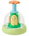 Skip Hop Press & Spin Baby Toy, Farmstand What's Poppin Corn Spinner