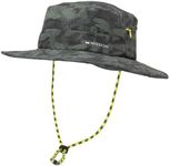 MISSION Cooling Anywhere Boonie Hat, Etched Camo Black Forest - Unisex Wide-Brim Hat for Men & Women - Lightweight & Durable - Cools Up to 2 Hours - UPF 50 Sun Protection - Machine Washable