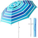 COONYES 8FT Large Beach Umbrella wi