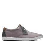 CLARKS Men Gereld Low Grey Leather (26164644) UK-12