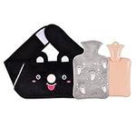 Hot Water Bottle with Cover,Wrap around Warm water bag Belt Warmer Pocket,PVC Hot and Cold Water Bottles Body Warmer for Menstrual Cramps,Pain Relief,Hot and Cold Therapy