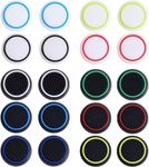 20Pcs Joystick Cap Replacement Compatible with PS4/PS5 Silicone Thumbstick Caps Controller Sticks Cover Joystick Protection Attachments,Colorful Thumbstick Caps Grip Accessory Set