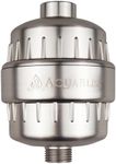 AquaBliss High Output Revitalizing Shower Filter - Reduces Dry Itchy Skin, Dandruff, Eczema, and Dramatically Improves The Condition of Your Skin, Hair and Nails - Brushed Nickel (SF100-BN)