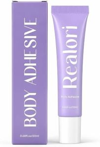Body Adhesive Glue for Clothes 20ml, Sweat-Resistant Water-Washable Skin Adhesive, Fabric-Safe Liquid Fashion Glue for Dresses, Bras, Wigs, Stockings and Dance Costumes