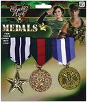 Bristol Novelty BA584 Military Medals | 3pcs. forum, mens, Multicolor, One Size