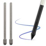 sciuU Titanium Alloy Tips compatible with Wacom One Creative Pen, [2 Pack] No Wear Out Replacement Metal Tip Nib Refill fit for WACOM ONE DTC133W0A / Galaxy Tab S8 S7 Stylus