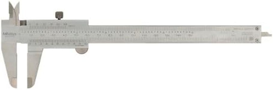 Mitutoyo 530-312 Vernier Calipers, Stainless Steel, for Inside, Outside, Depth and Step Measurements, Metric, 0"/0mm-150mm Range, +/-0.03mm Accuracy, 0.02mm Resolution, 40mm Jaw Depth