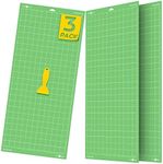 HTVRONT Standard Grip Cutting Mat, 3 Pack Cutting Mat 12x24 Compatible with Cricut Maker 3/Maker 4/Maker/Explore 3/4/Air 2/One, Standard Adhesive Sticky Quilting Cutting Mats Replacement Accessories