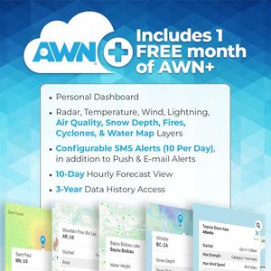 Ambient Weather WS-5000 Wireless Weather Station – Color Display