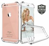 iPhone 6S Case, Aoobox Apple iPhone 6/6s Case Crystal Clear Shock Absorption Technology Bumper Soft TPU Cover Case for iPhone 6 / 6s 4.7 Inch-(Clear)