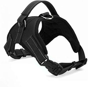 Harnais pour Chien avec poignée, Facile à contrôler, Sangle de Poitrine réglable, avec Poignée Contrôle,Respirant,Durable