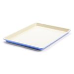 GreenLife Healthy Ceramic Nonstick Half Cookie Sheet Baking Pan, 18.5" x 12", PFOA-Free PFAS-Free, Easy Release, Even Heating, Dishwasher Safe, Oven Safe, Periwinkle