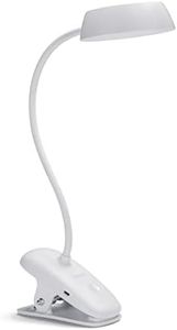 PHILIPS LED Donutclip Adjustable 3W Light with USB [Cool White - White] for Home Indoor Lighting, Reading, Study, Work and Bedroom