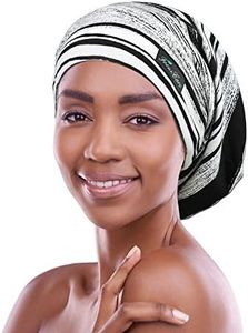FocusCare Hair Cap,Extra Large Adjustable Black Women Frizzy Hair