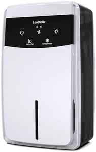LasVacde Dehumidifier with Drain Hose for Bathroom, 95 OZ Dehumidifiers for Home Bedroom Basement & RV with Auto Shut-off, Aromatherapy