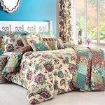 Dreams & Drapes - Marinelli - Easy Care Duvet Cover Set | King Size | Teal Bedding