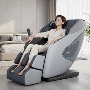 AmaMedic 2026 4D Massage Chair for Full Body. Haven 4D, AI Health Detection, Intelligent Voice Control, Body Scan Technology, SL Track, Zero Gravity Reclining, Professional Massage Chair (Black)