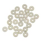 PZRT 40pcs M4 304 Stainless Steel Flat Washer Adjustment Hardware Fitting Accessories Metal Gasket for Bolts & Screws