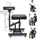 JZsmpmu Tattoo Chairs, Chairs with Multiple uses, Tattoo Chairs with Adjustable Panel Height Angles for Tattoo Artists and Also for customers,for Tattoo Shop Furniture (with Wheels)