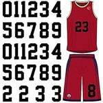 Classy Pure Iron on Numbers for Jerseys 26 Pieces, Number Stickers, Iron On Numbers for Jerseys, Number Patches, Iron on Numbers for Clothing