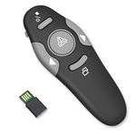 Cerolopy Presentation Clicker,328FT Wireless USB Powerpointer Clicker,Clicker for Powerpoint,2.4GHz Powerpoint PPT Clicker for Mac/Win/Computer/Laptop