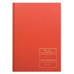 Collins Ltd 060602 69 Series Cathedral A4 Analysis Book, 14 Cash Columns, 96 Pages, Red