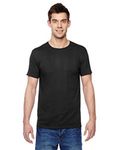 Fruit of the Loom Men's Super Premium Short Sleeve T-Shirt, Black, Medium