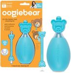 oogiebear Bear Pair — The Safe Baby Booger Cleaner and Nose Sucker Duo | Bulb Aspirator and 2-in-1 Nose and Ear Wax Cleaner | Latex and BPA Free - Blue