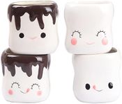 Marshmallow Mugs Set of 4 - Cute Cu