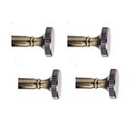 EFINEHOME Lamp Socket Knob Replacement- On/Off Replacement Light & Fan Knobs- Thread Lamp Turn Switch Knobs (Bronze Brass-4 Pack)